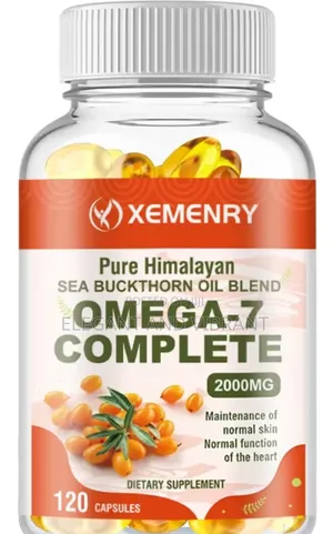 Omega-7 Complete Capsules - With Zinc and DHA -Heart Supp-Sea Buckton