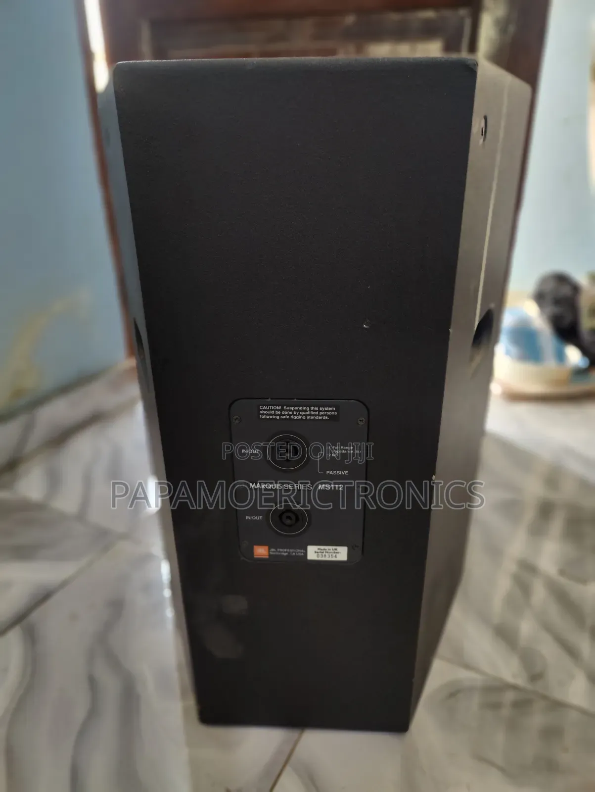 A Pair of JBL Marquis Series MS 112 Two-Way Full Range Passive