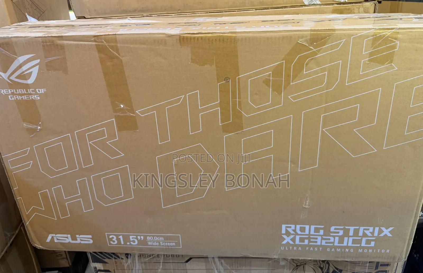 ASUS ROG 32", 4K 160Hz, Fast IPS, USB-C, G-Sync Gaming Monitor.