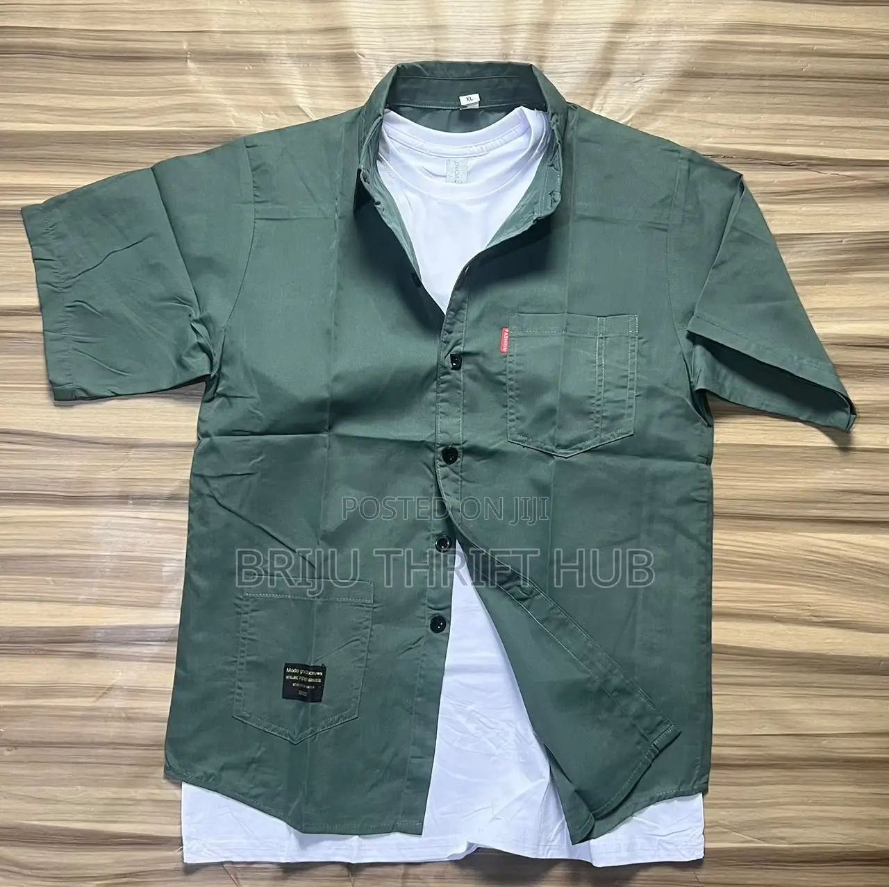Quality Short-Sleeves Shirt With Round Neck