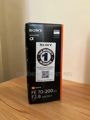 Sony Fe 70-200mm F2.8 Gm Oss II Lens.