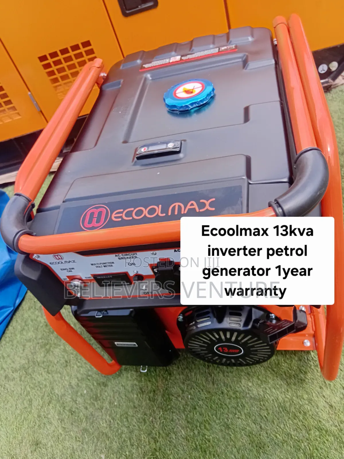 Ecoolmax 13kVA Petrol Inverter Generator – Quality Power You Can Trust
