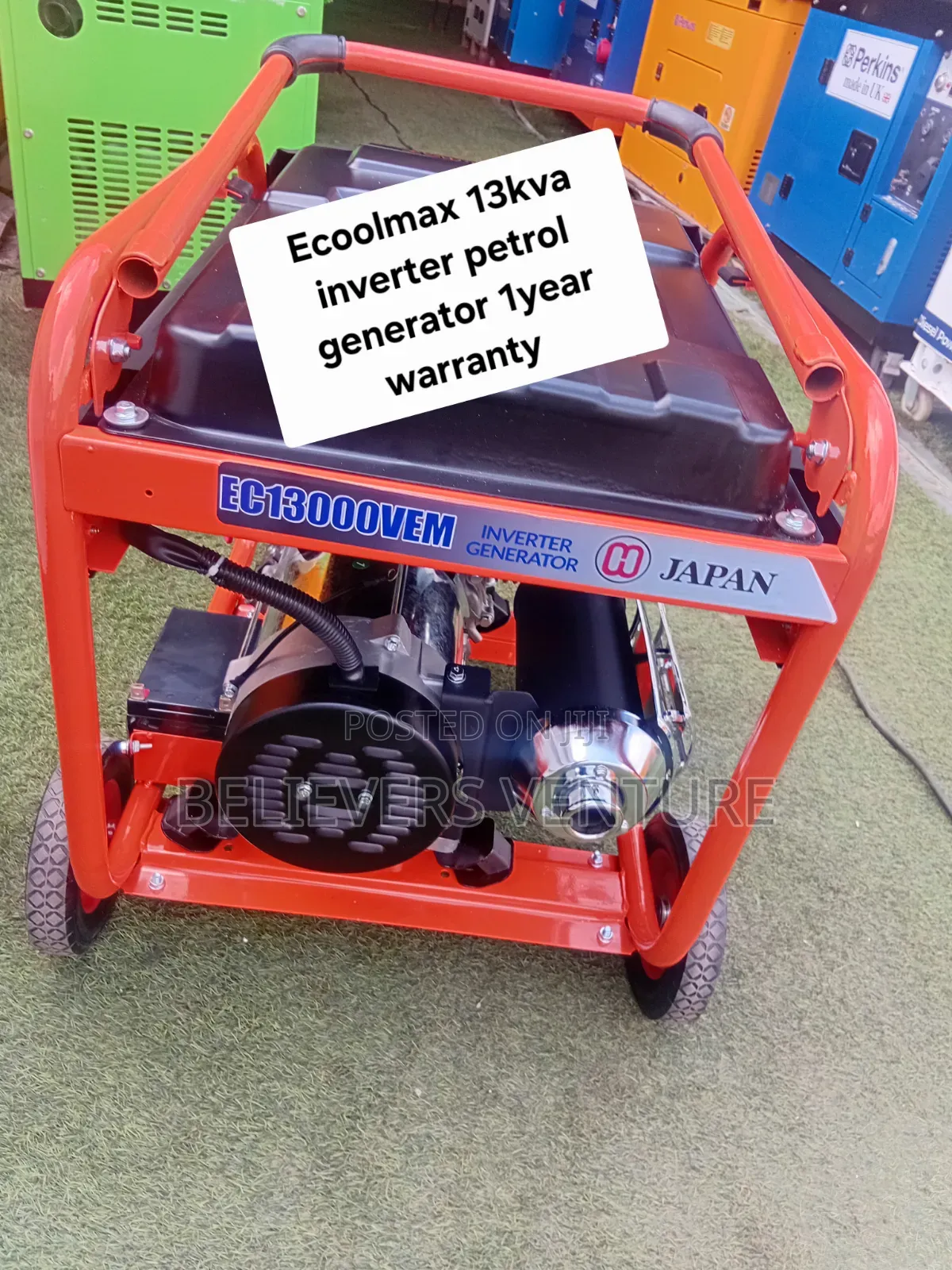 Ecoolmax 13kVA Petrol Inverter Generator Enjoy Convenient Backup Power