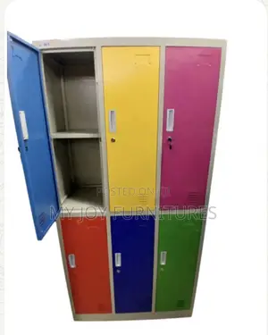 6 Door Colourful Metal Lockers