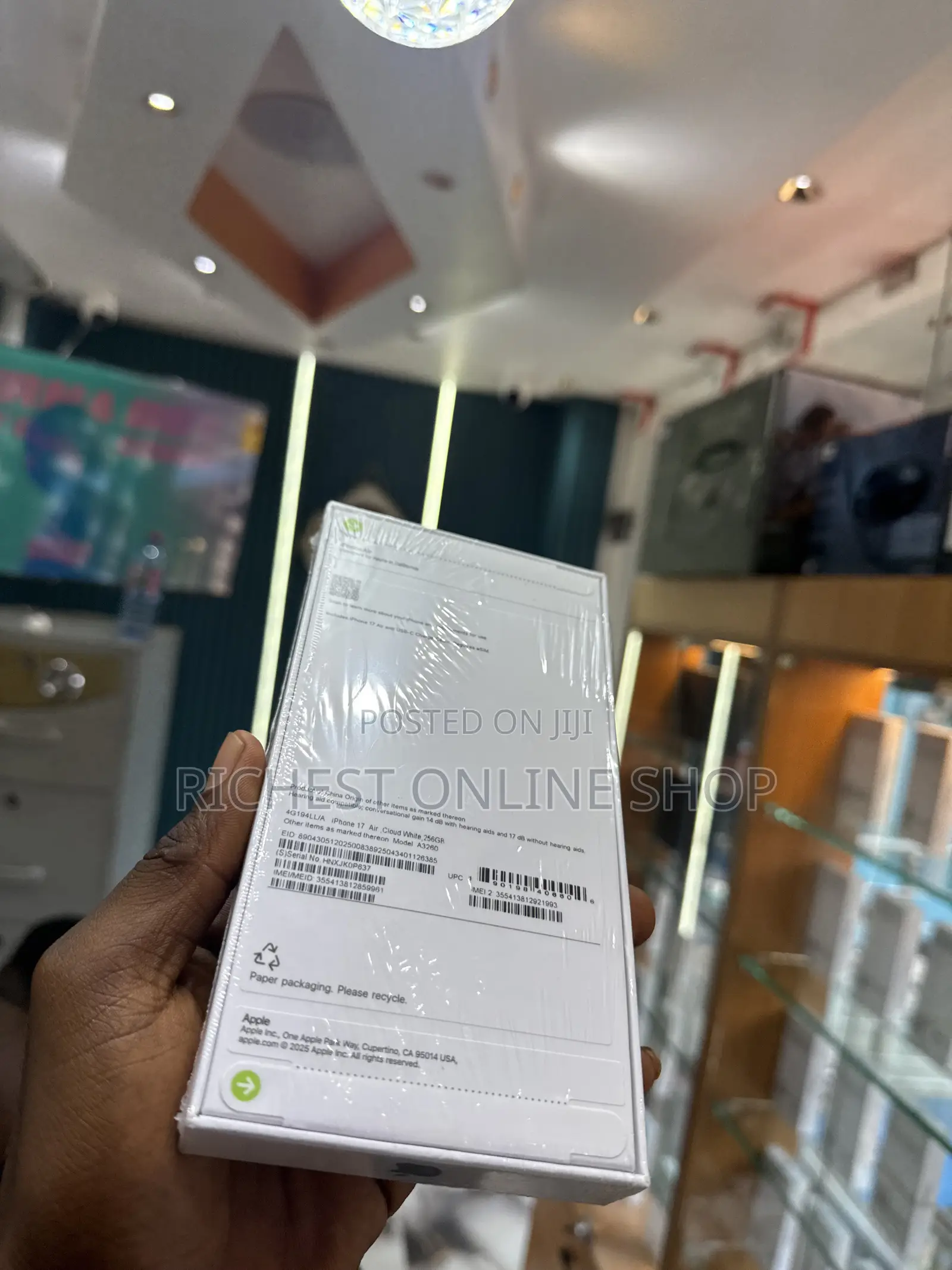 New Apple iPhone Air 256 GB