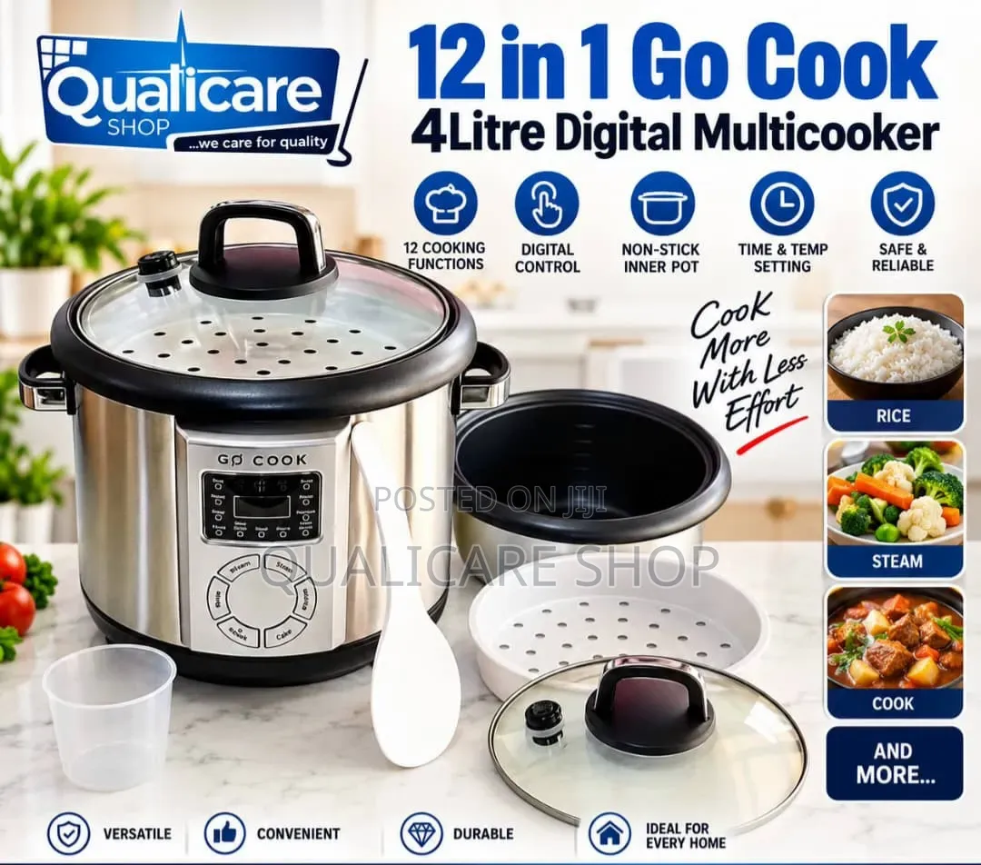 12-in-1 Go Cook 4L Digital Multicooker