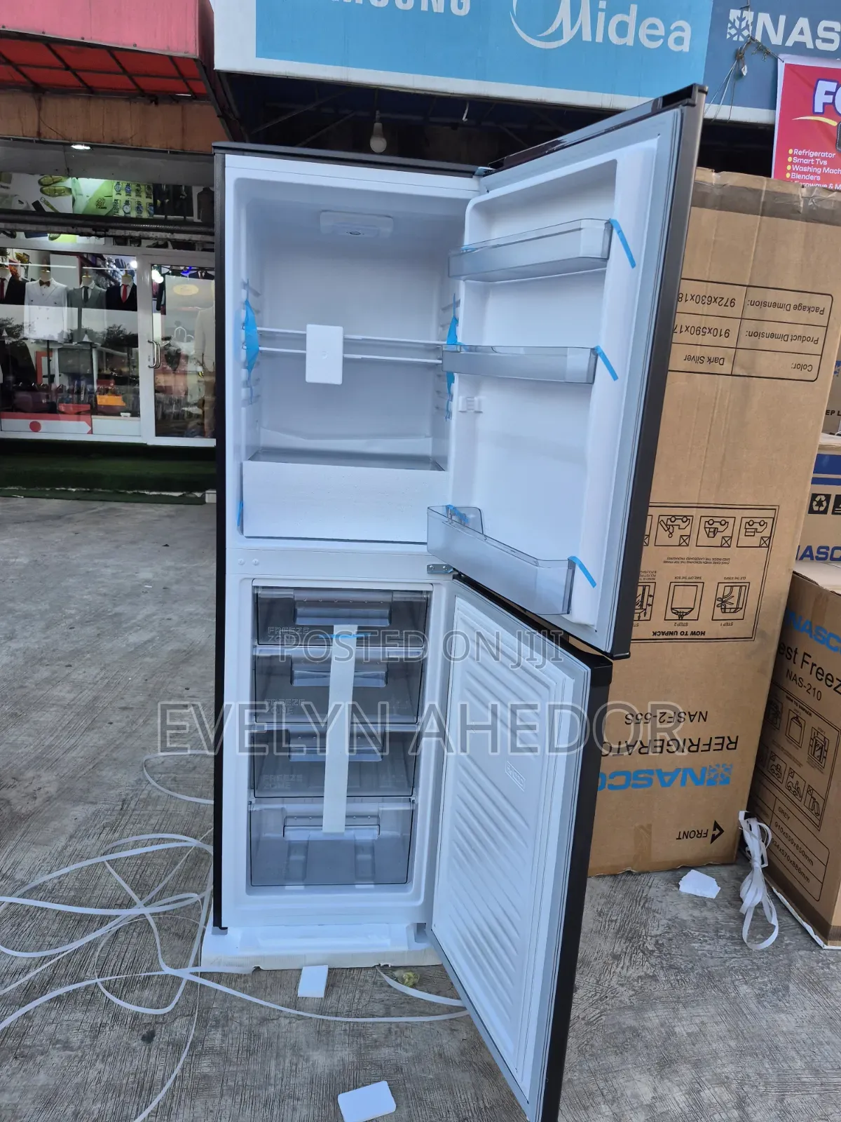 Down Freezer of TCL 246L Double Door Fridge Going for Cool Price