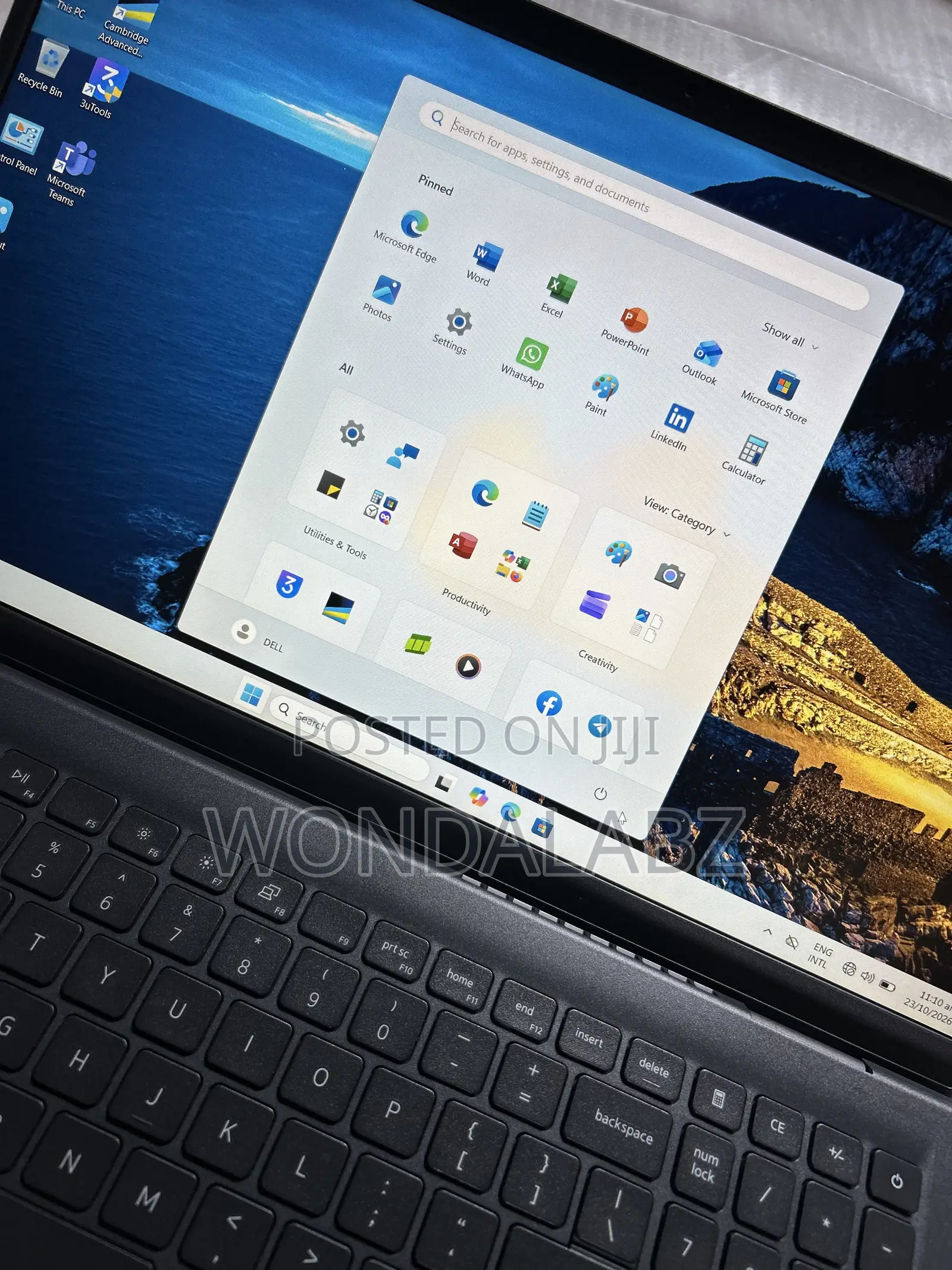 Laptop Dell Inspiron 15 8GB Intel Core i3 SSD 256GB