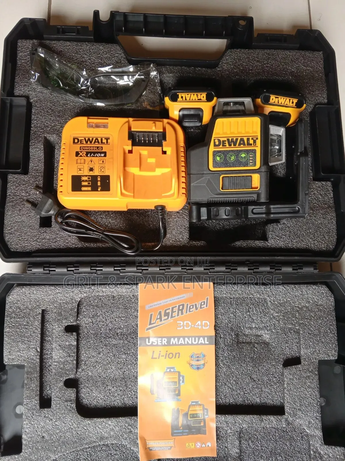 Dewalt Dw089lg 3d 12 Lines Degree Vertical Laser Level FRM Italy
