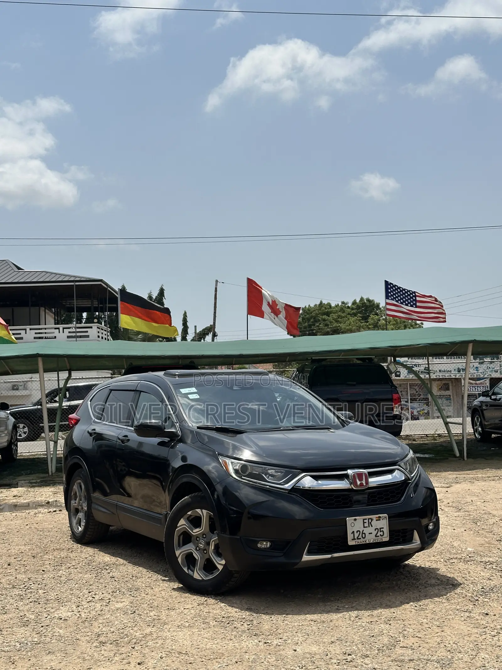 Honda CR-V Touring 4dr SUV (1.5L 4cyl CVT) 2017 Black