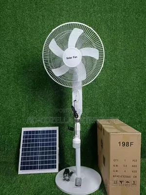 Solar and Rechargeable Fan