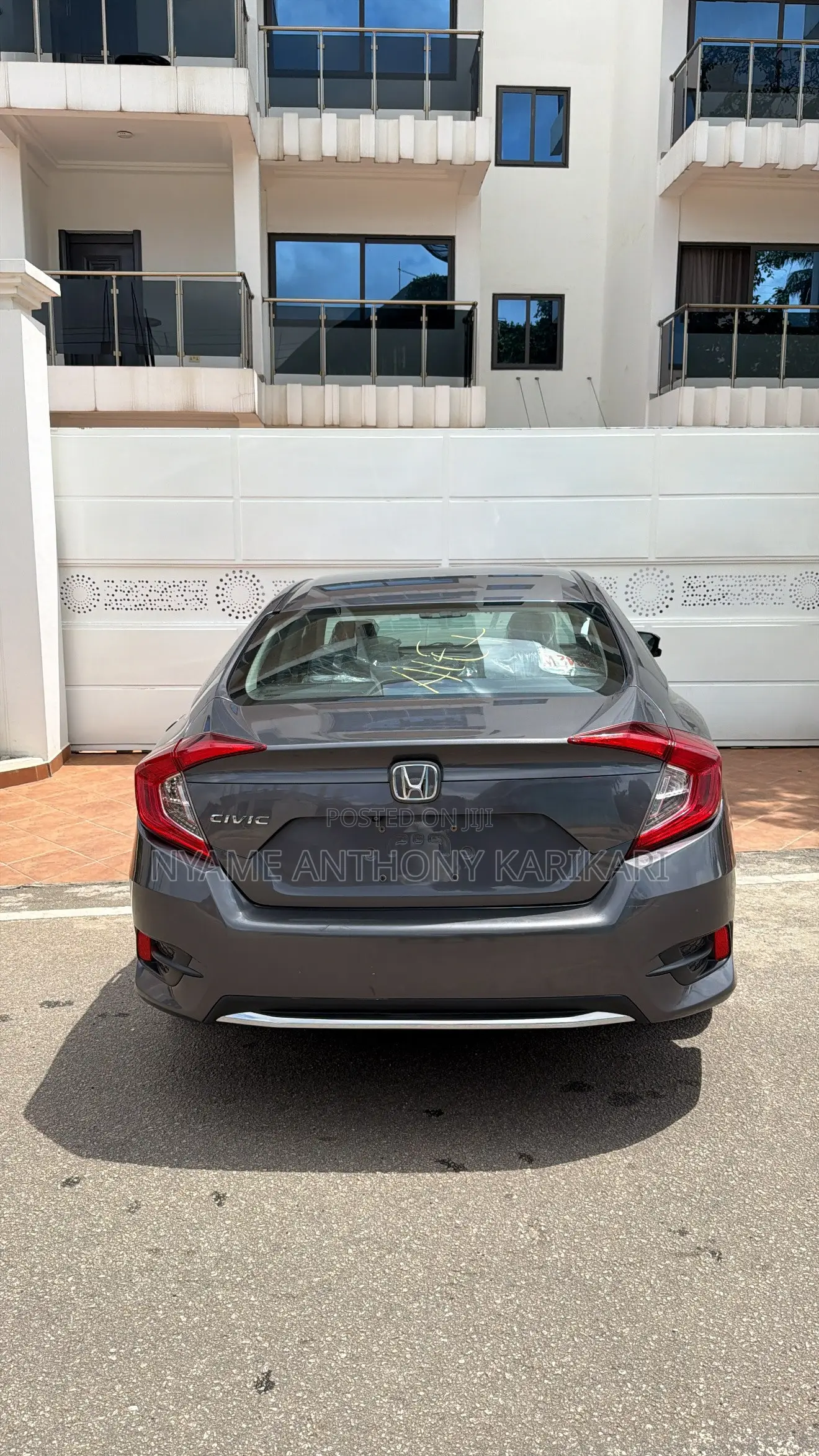 Honda Civic EX Sedan 2019 Gray