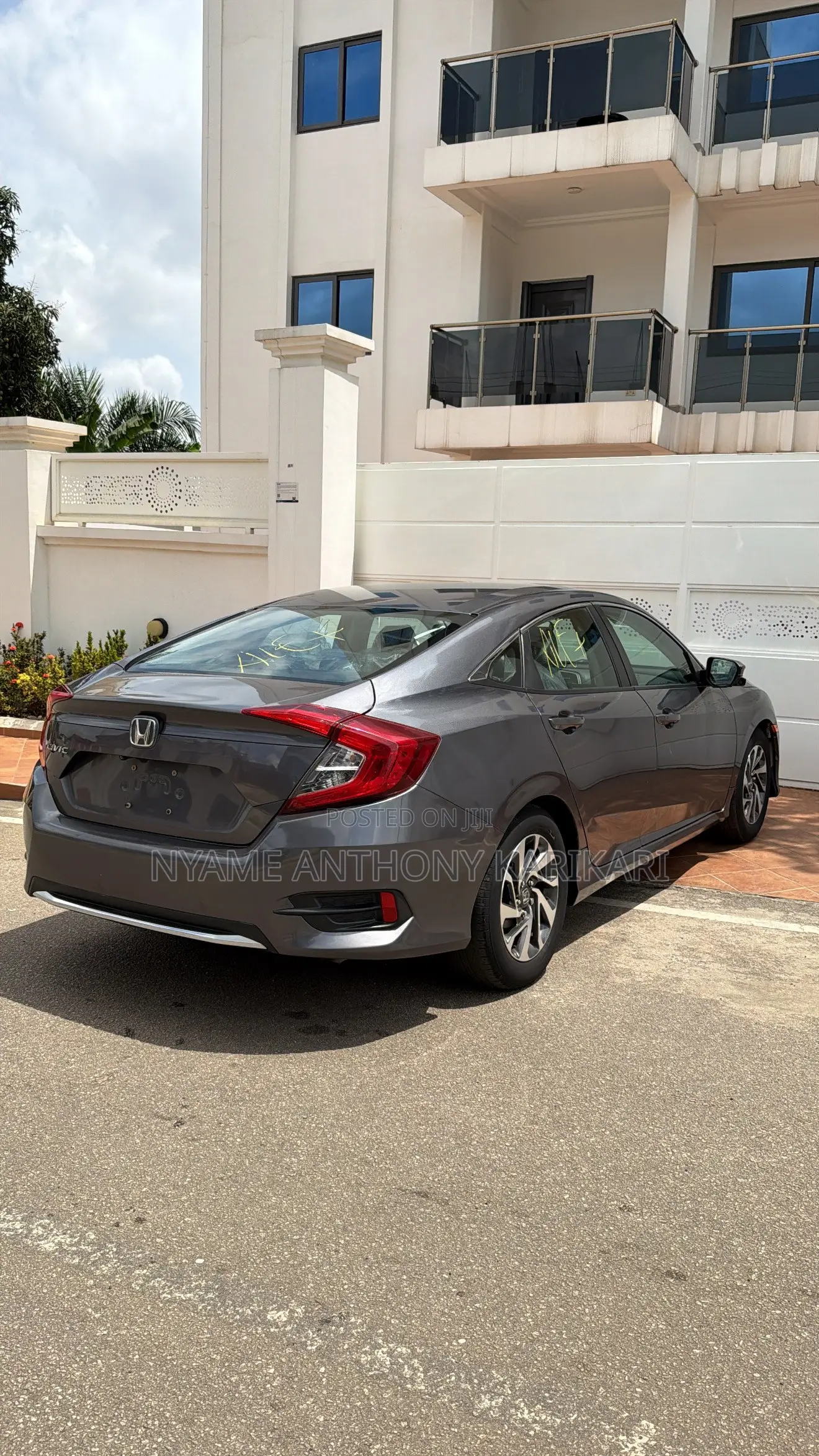 Honda Civic EX Sedan 2019 Gray
