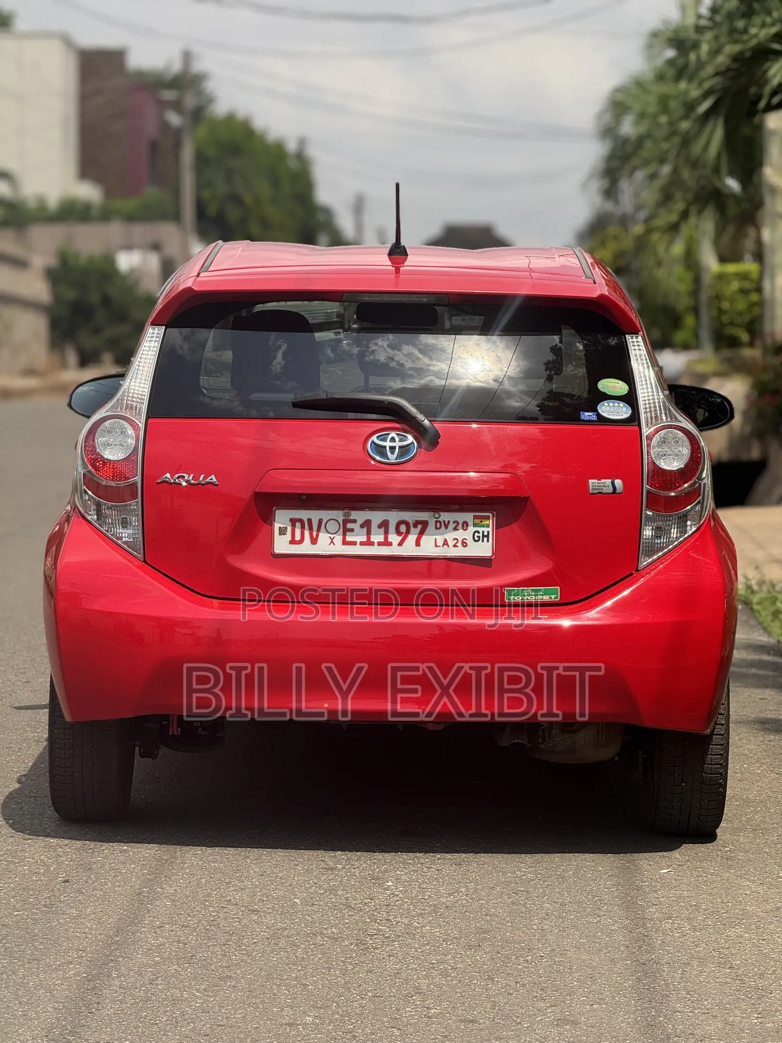 Toyota Aqua S 2014 Red