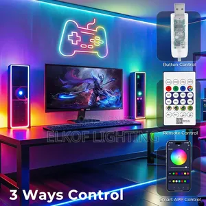 5m High Quality Smart Music Sync RGB Neon Strip Light Waterproof Neon