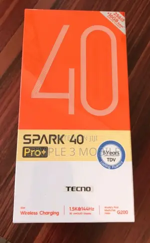 New Tecno Spark 40 Pro+ 256 GB Black