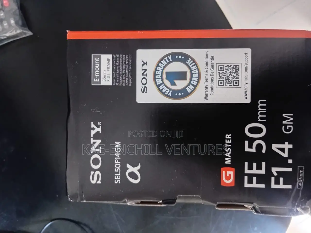 Sony FE 50mm F1.4 GM Lens