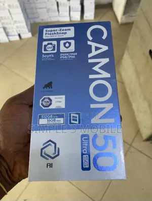 New Tecno Camon 50 Ultra 512 GB Blue