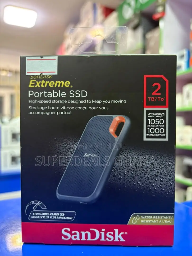 Sandisk Extreme Portable SSD 2TB/To