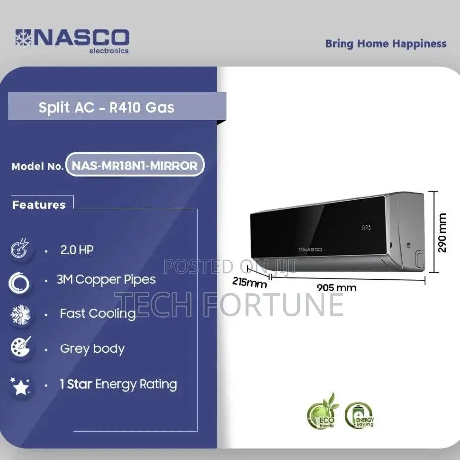 Nasco 2.0HP Split Mirror Air Condition