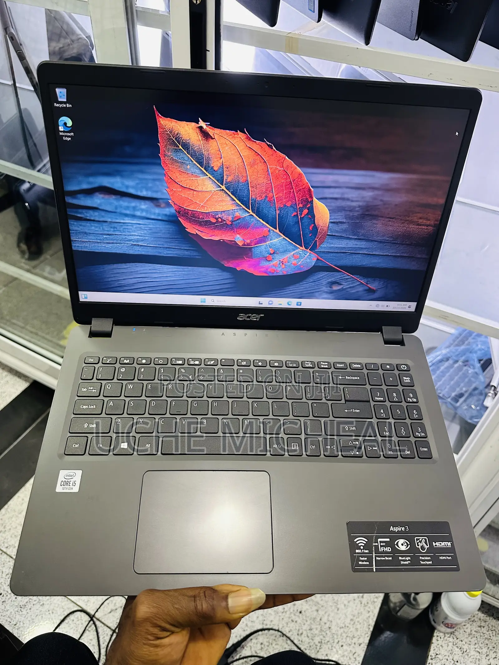 Laptop Acer Aspire 3 8GB Intel Core i5 SSD 256GB