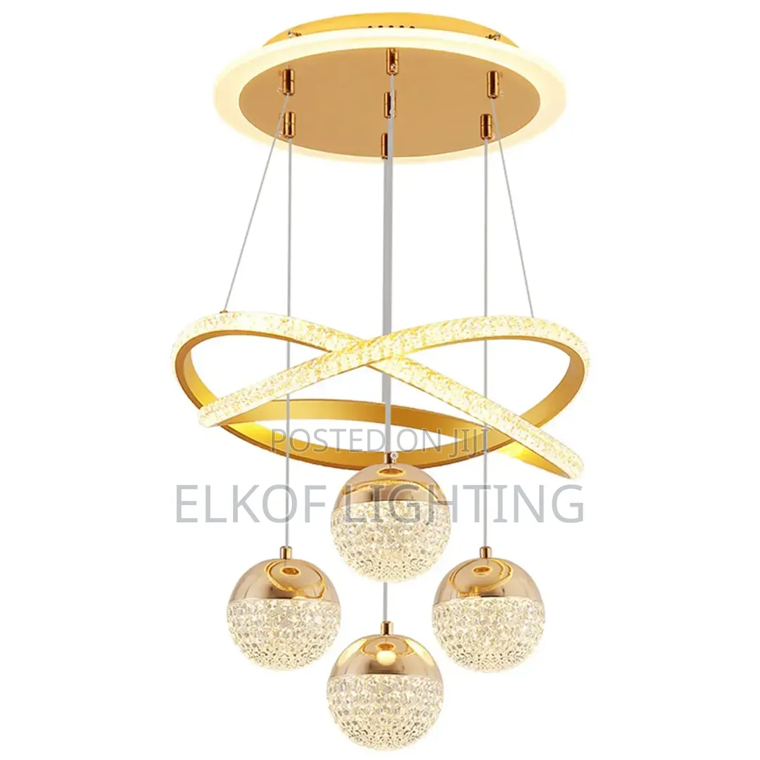 Quality Crystal Chandelier Ring Pendant Light Super Bright
