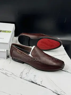 Salvatore Ferragamo Slip-on Leather Loafers