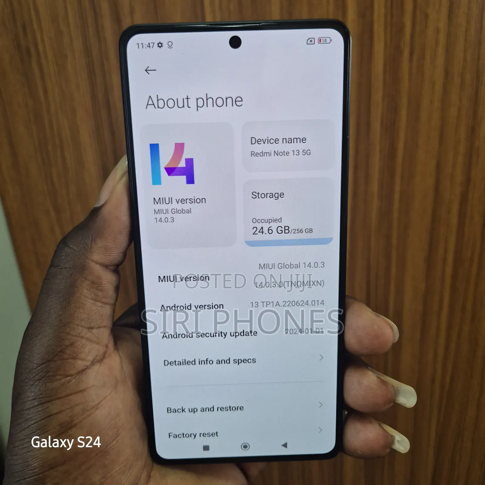 Xiaomi Redmi Note 13 256 GB Black