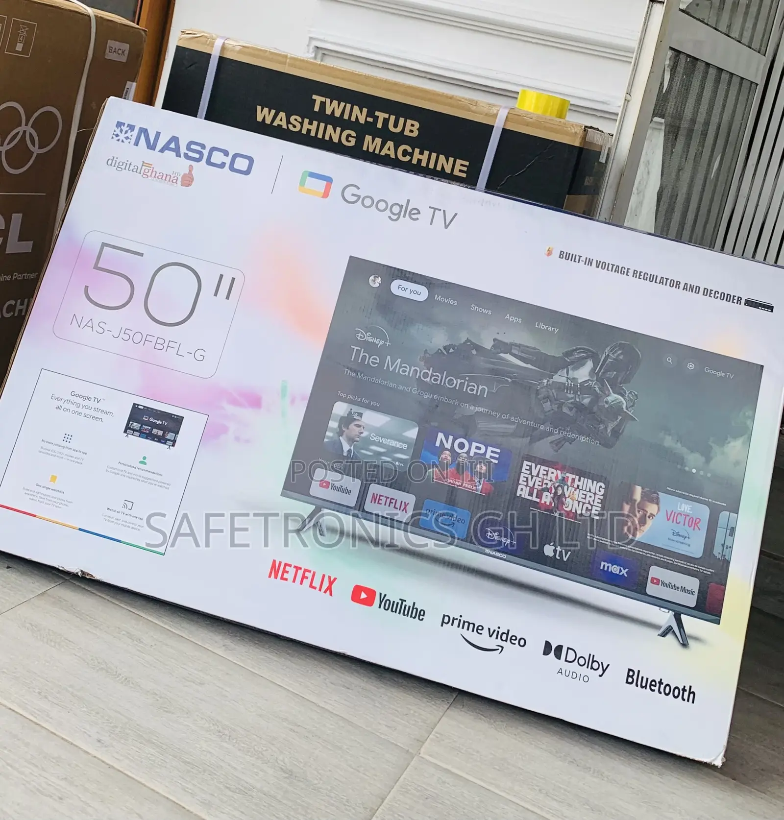 Exclusive Prime-Vision 50 Inch Smart Led Nasco Full HD TV