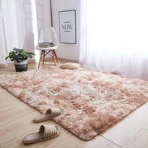 Luxury Caramel Fluffy Room Rug (160 × 200) Cm