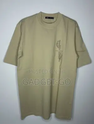 ZARA Balance Graphic T-Shirt – Khaki Green