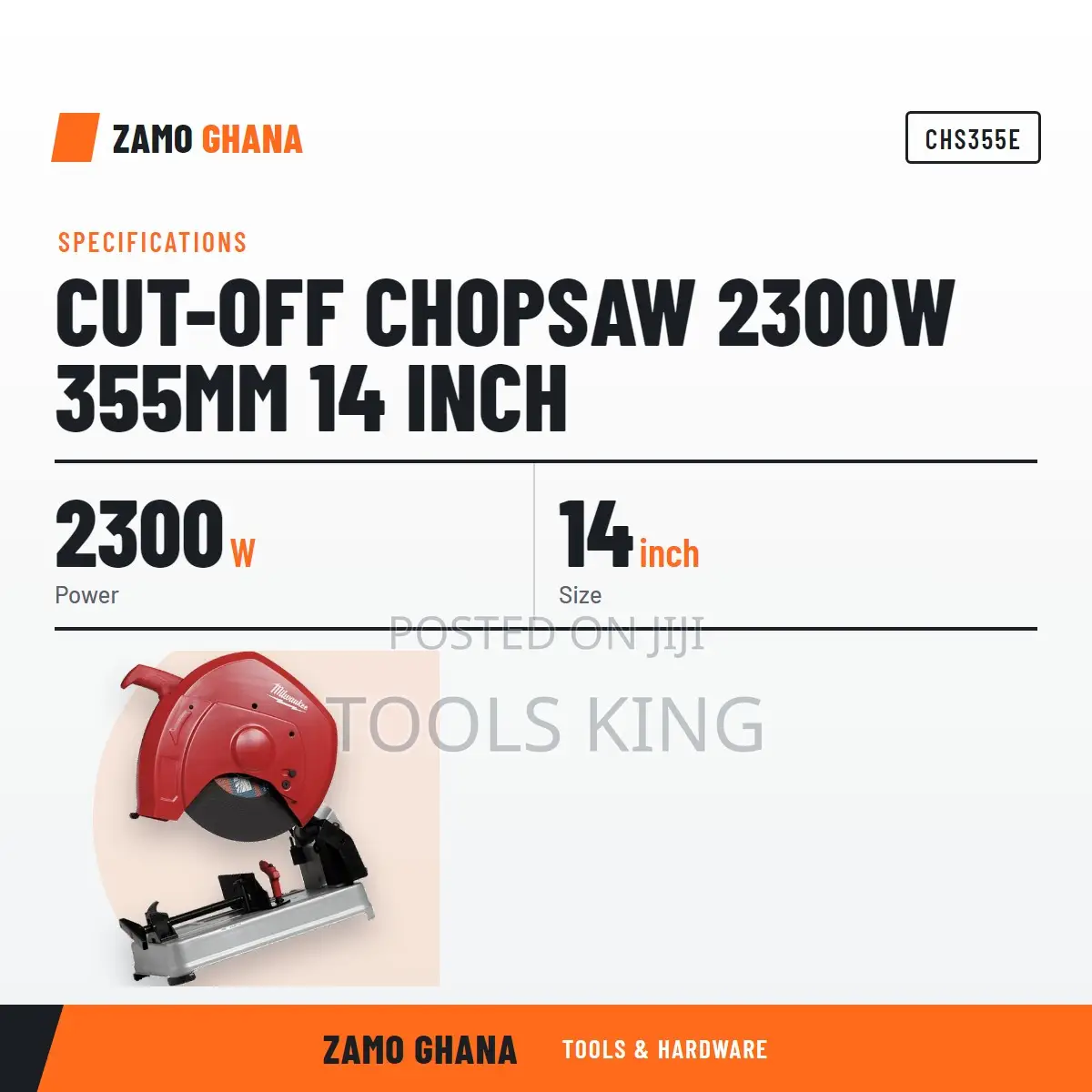 Cut-Off Chopsaw 2300W 355Mm 14 Inch - CHS355E