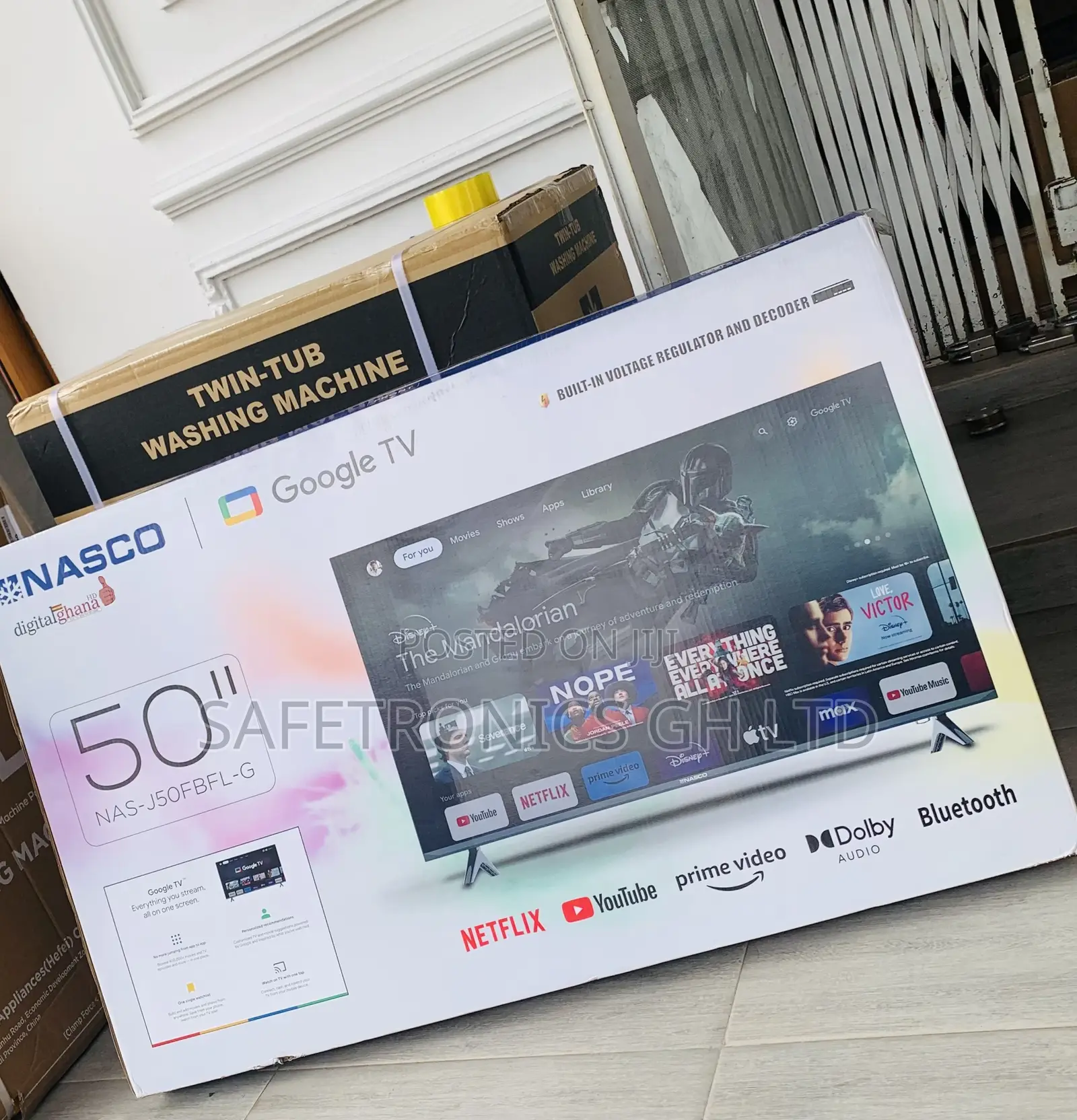 Lastest Frameless Full HD 50 Inch Nasco Clear Screen TV