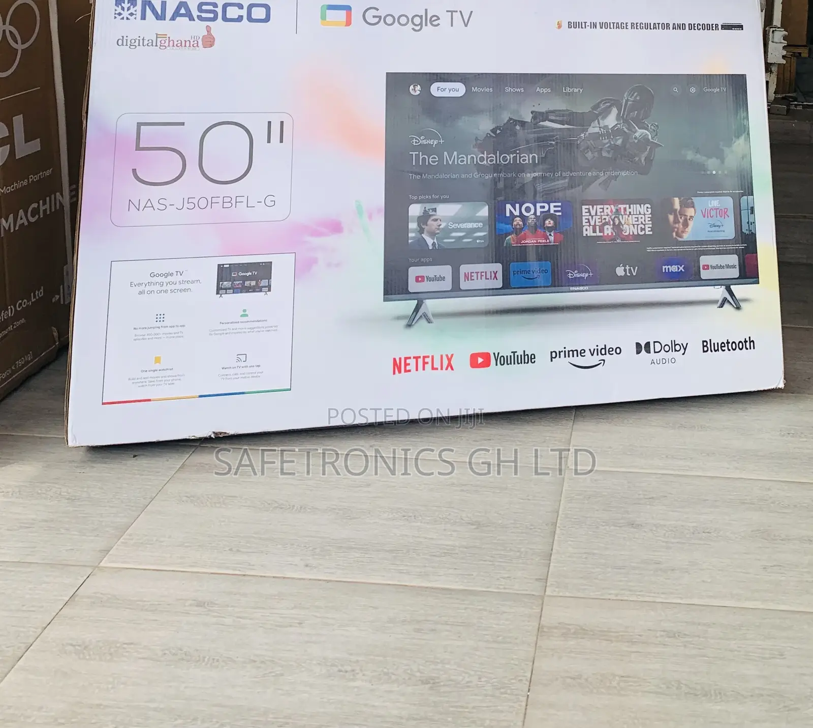 Premium Led Full HD Nasco Prime Vision Smart 50 Inch TV