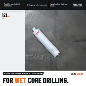 Diamond Core Bit 121Mm WCHP-Tk Wet 450Mm 1-14 Unc - 