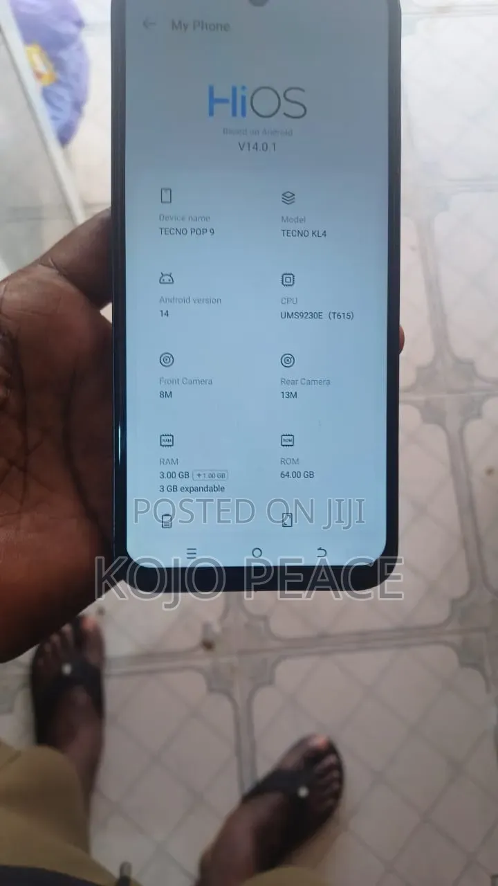 Tecno Pop 9 64 GB Black