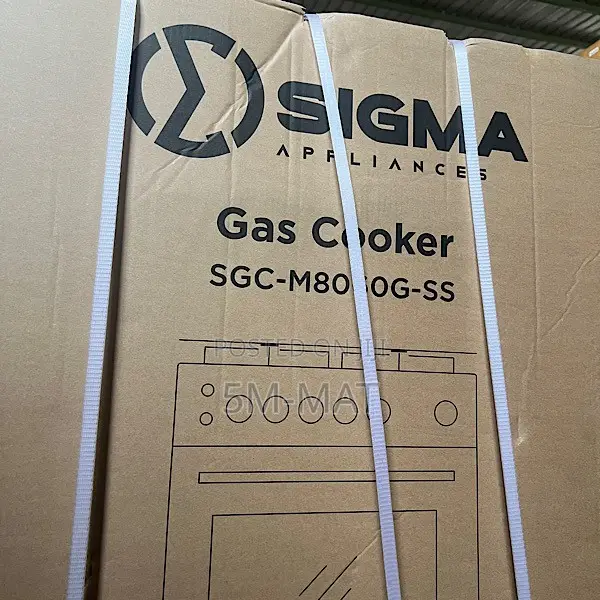 Sigma SGC-M8060G-SS 5 Burner Gas Cooker