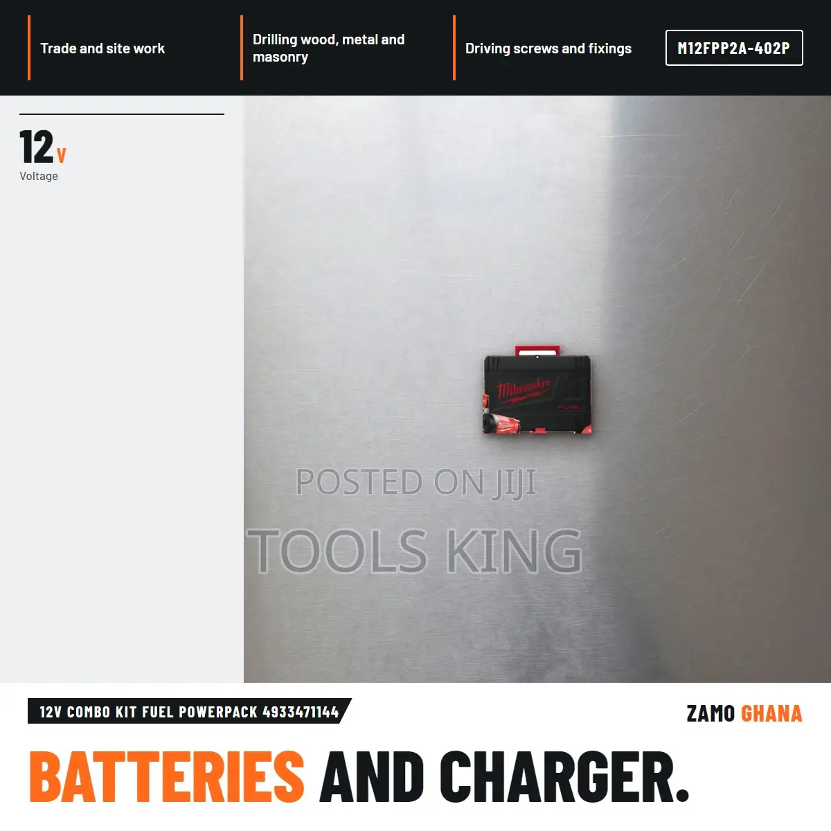 12V Combo Kit Fuel Powerpack - M12fpp2a-402p