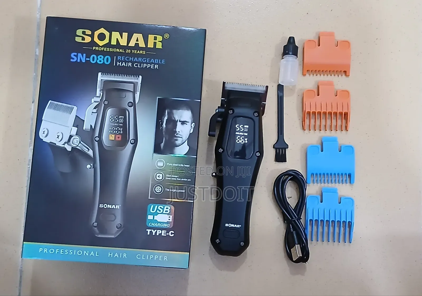 Sonar Rechargeable Cordless Barbering Machine
