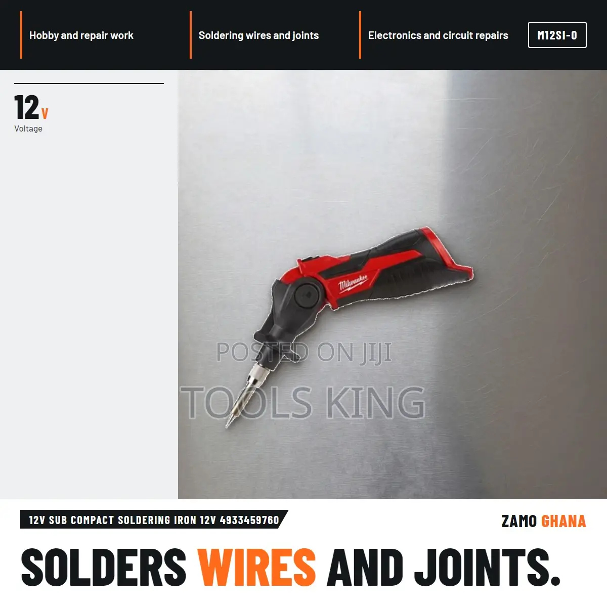 12V Sub Compact Soldering Iron 12V - M12si-0
