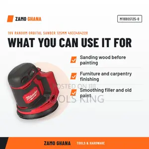 18V Random Orbital Sander 125Mm - M18bos125-0