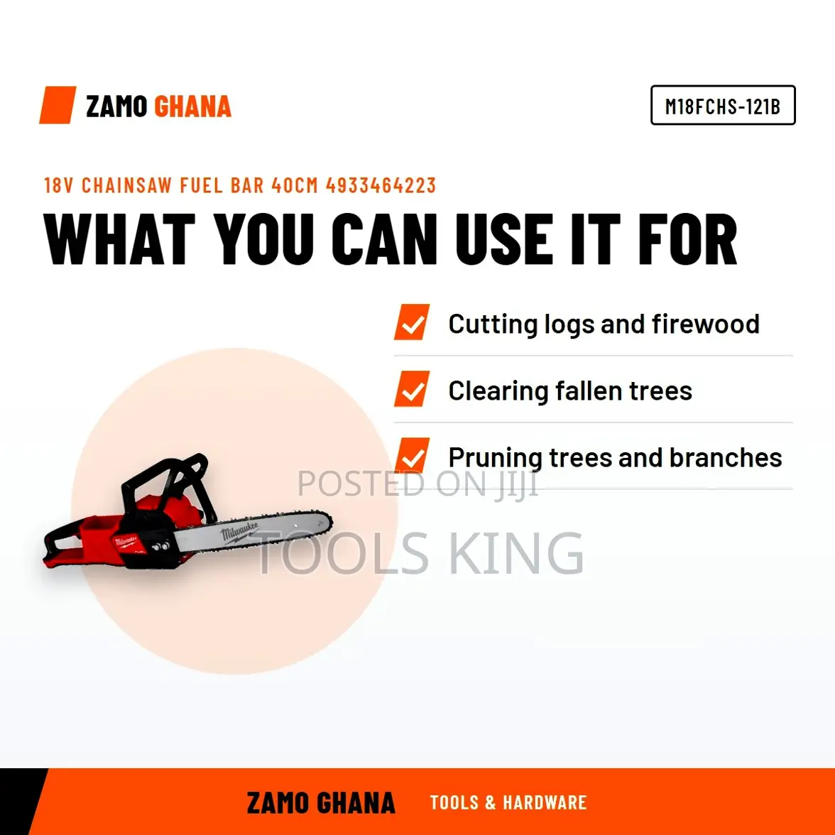 18V Chainsaw Fuel Bar 40Cm - M18fchs-121b