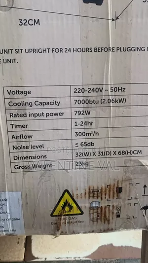 Click Portable Air Conditioner 7000 BTU
