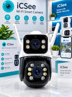 Wifi PTZ Smart Camara 6mp Icsee App