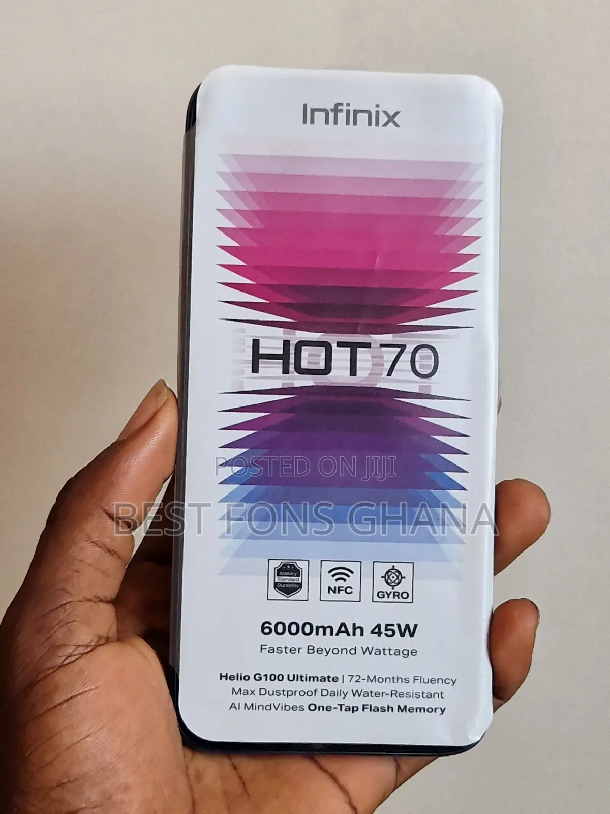 New Infinix Hot 70 128 GB Blue
