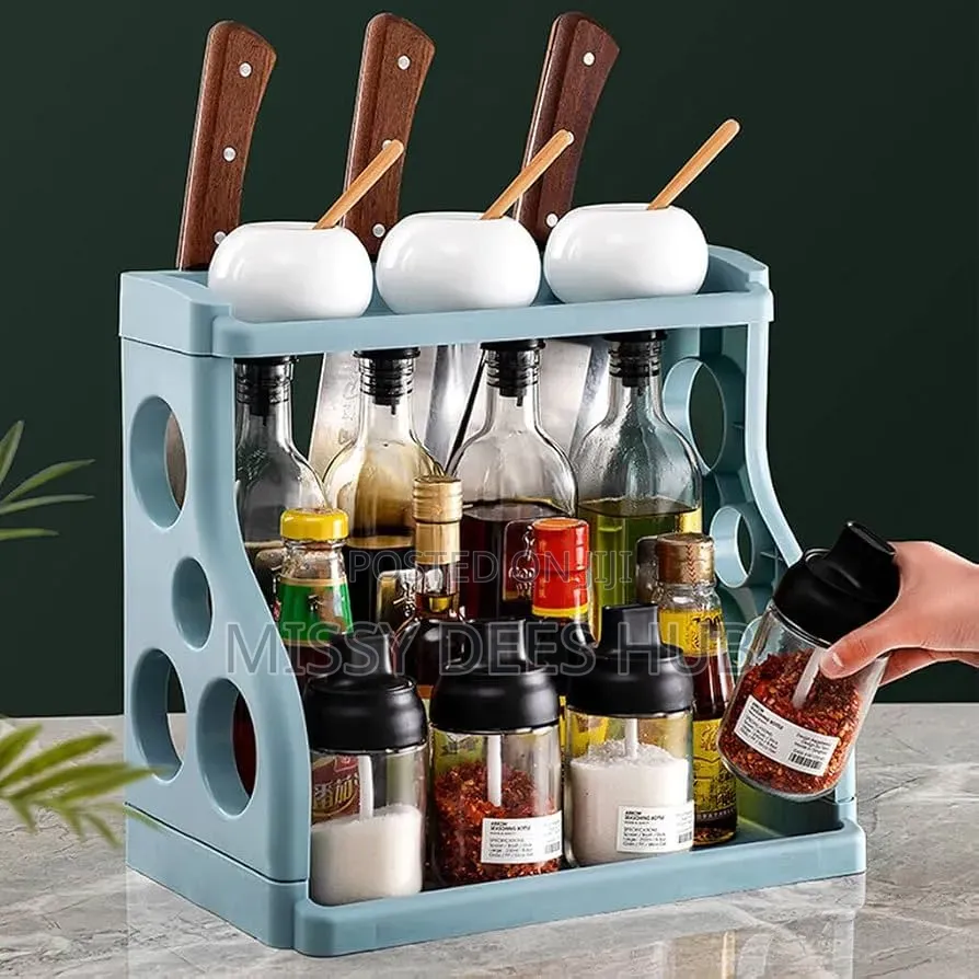 2 Layer Multifunctional Plastic Rack