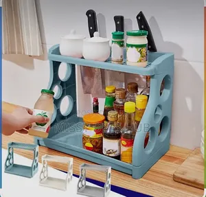 2 Layer Multifunctional Plastic Rack