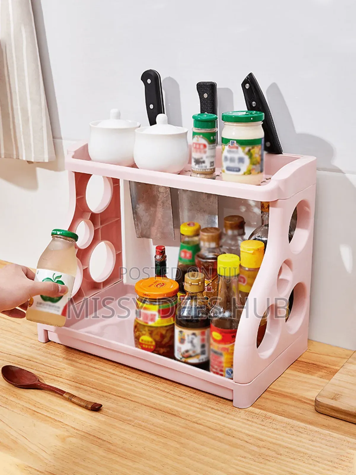 2 Layer Multifunctional Plastic Rack