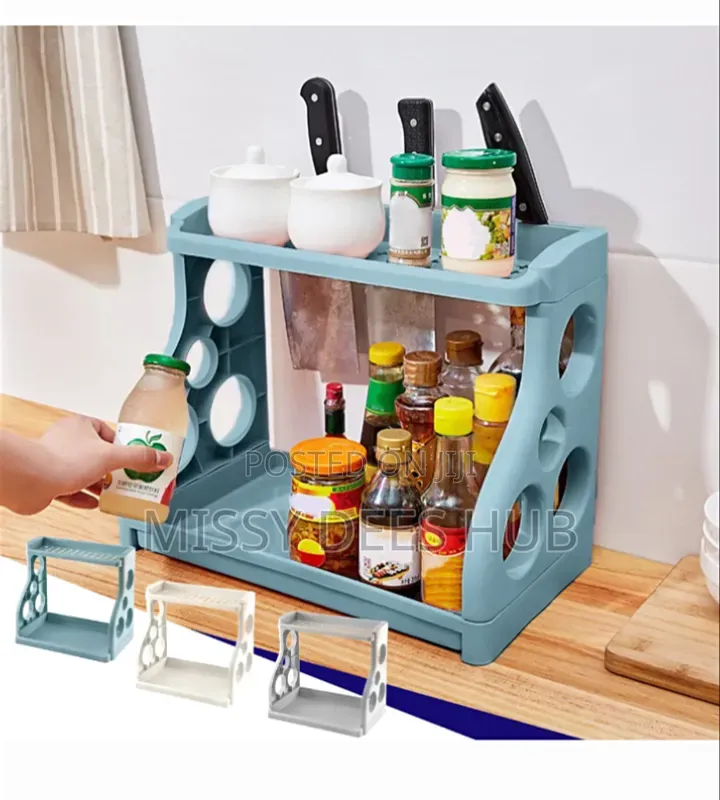 2 Layer Multifunctional Plastic Rack
