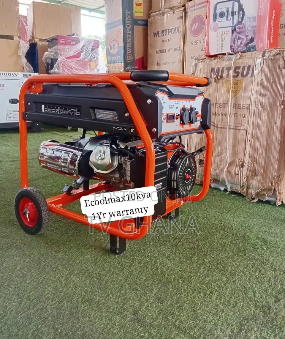 Super Performance Ecoolmax 10KVA Genset for Residential Use10kva
